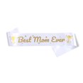 thumbnail image 1 of Happy Mother's Day World's Best Mom Sash [Bag] [White+C], 1 of 1