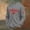 Grey, variant on Men's Long Sleeve Knit T Shirt with Canadian Graphic for Everyday Casual Wear in Fall and Winter