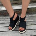 thumbnail image 1 of LSLJS Chaussures Compensées pour Femmes, Sandales Décontractées d'Été pour Dames et Femmes à Semelles Épaisses à Bout Ouvert, 1 of 9