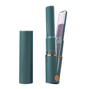 Dual Hair Straightener Cordless Curling Iron USB Rechargeable Mini Splint Tool