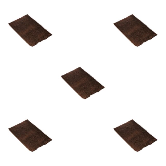 Baohd Water Absorbent Floor Mat - Exquisite Crafted Anti-slid Bottom Safe Strong Water Absorption Coffee 40cm*60cm 5Set