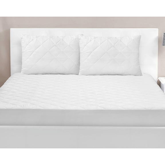 Safdie & Co. Mattress Protector Q Quilted White