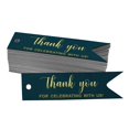 thumbnail image 1 of Inkdotpot Pack Of 50 Real Gold Foil Paper Tags Thank You For Celebrating With Us Bridal Shower Favor Hang Tags, 1 of 1