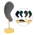 thumbnail image 3 of Fashion Ear-Shaped Metal Earring Holder Retail Display for Necklaces Earring Grey, 3 of 8