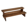 thumbnail image 3 of serony Wooden Display Riser Shelf Collectibles Display Stand for Material]:The multi Dolls Figures Toys 2 Layer 30cm, 3 of 6