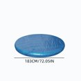 thumbnail image 3 of Bâche Ronde Imperméable pour Piscine hors Terre Gonflable avec Cordons de Serrage, Protection Extérieure Résistante aux Intempéries, 72,05 Po, 3 of 6