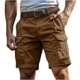 thumbnail image 3 of LIBRCLO Shorts Cargo pour Hommes avec Multiples Poches, Légers, Décontractés, de Plein Air, de Travail, pour la Randonnée et le Golf, 3 of 6