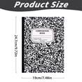thumbnail image 2 of 3Pcs Composition Notebook, Marble Wide Ruled Composition Book, Cute Composition Notebooks for Writing, 200 Pages per Comp Book, Office Supplies, Classroom Must Haves,Red, 2 of 9