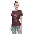 thumbnail image 4 of T-Shirt Basique à Manches Courtes pour Femmes Naruto Naruto Sasuke, 4 of 6