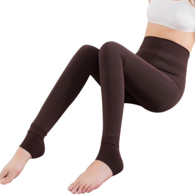 Honganda Bas de Base pour Dames Chauds Haute Élasticité Collants Serrés à Échelons