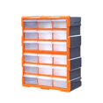 thumbnail image 3 of Lipstore Drawers Storage Cabinet Organizer Container Wall Mounted Practical Tools Box for Orange 18 Drawers, 3 of 8