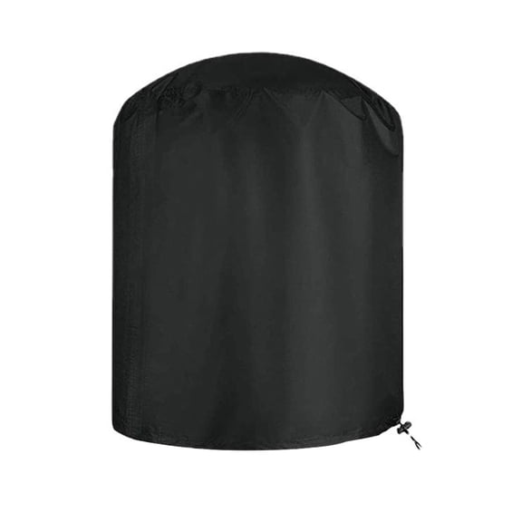 keepw Round Cover Furniture Covers Barbecues Waterproof Grill Protective Covers,Outdoor fire basin cover, Barbecue grill Black 62x105cm