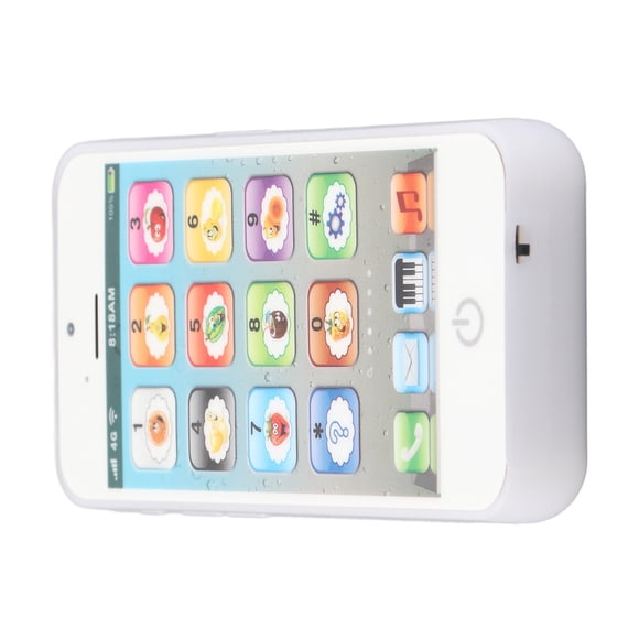 Jouet d'Apprentissage, Téléphone Cellulaire de Jeu, Jouet Interactif en Forme de Simulation pour Bébé avec Son Clair, Musique et Lumières Éblouissantes pour Tout-Petits, Bébés, Enfants, Garçons, Filles