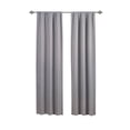 thumbnail image 4 of Mainstays Chambray Blackout 63" Window Curtains Panel Pair, 4 of 5
