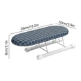 thumbnail image 4 of Feltree Tabletop Ironing Board, Mini Portable Ironing Board with Foldable Leg & Non-Slip Cotton Cover for Sleeve Cuff, Collar, Perfect for Travel, Home, Laundry, Dorm Use, 4 of 8
