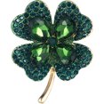 thumbnail image 1 of SHISUYAN Lapel Pin Metal Rhinestone Women Romantic Date Casual Days 1Pack 2x1.6In, 1 of 8