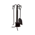 thumbnail image 1 of Panacea 4 Piece Fireplace Tool Set with Brush, Shovel, and Poker, Black, 1 of 8