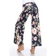 thumbnail image 3 of White Mark Women's Floral Palazzo Pants, 3 of 4