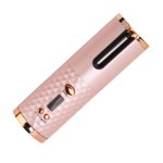 Rechargeable Curling Wand, Lightweight Fast Heating 5000mah Battery Safe Cordless Automatic Curler with Digital Display for Hair Styling for Travel