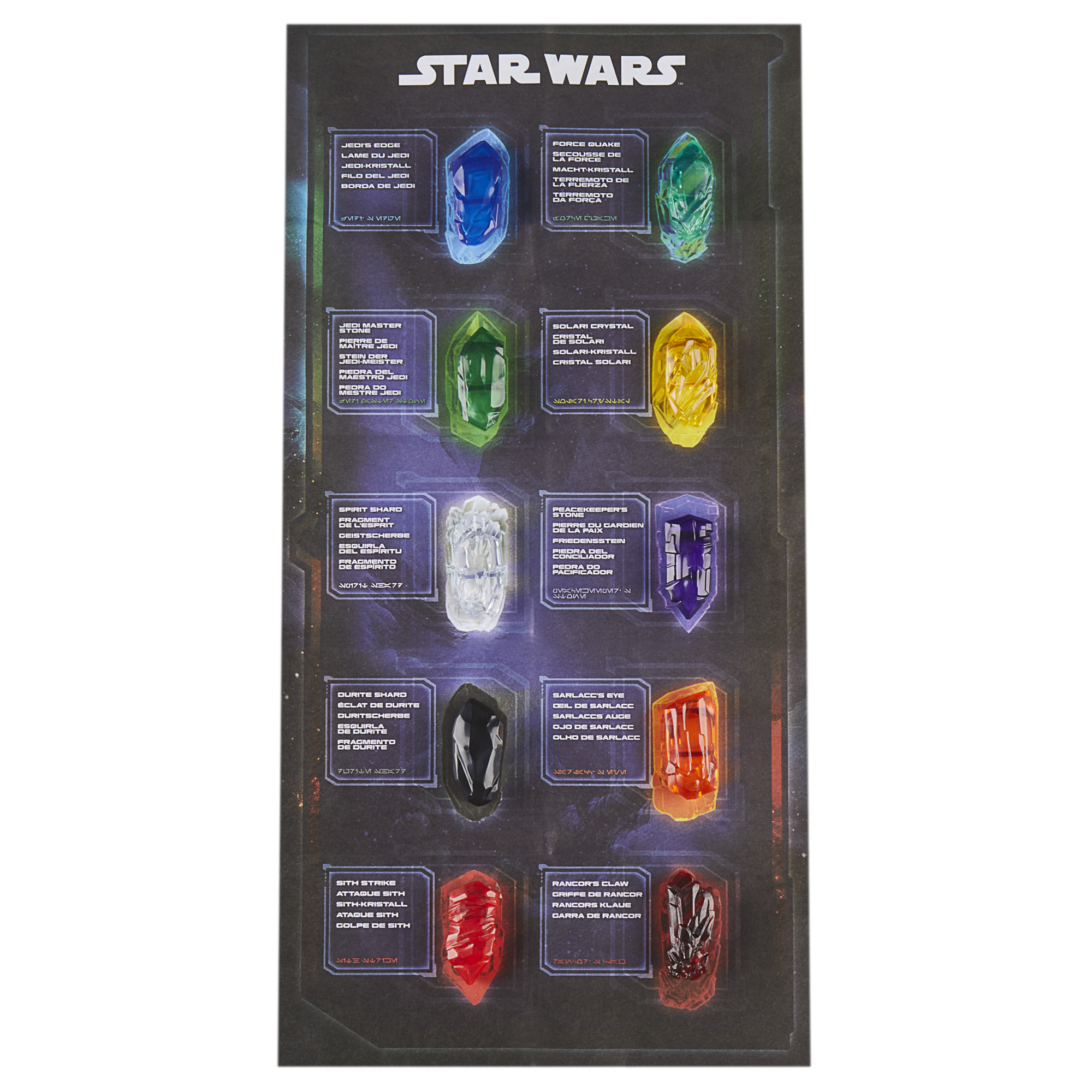 Star Wars Sabre laser Cristal de Kyber
