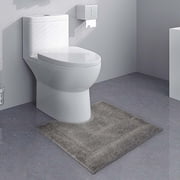 Wuztai Bathroom Floor Mat, Extra Soft Thickened Microfiber U-Shaped Bath Rug, Non Slip Quick Dry Machine Washable Absorbent Mats for Bathroom Tub Shower Toilet