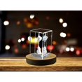 thumbnail image 2 of Le Trophée de la Ryder Cup Sports Gravé 3D Crystal Cadeau, 2 of 4