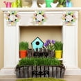 thumbnail image 4 of Easter Table Decoration Candlestick Wreath Centerpiece Multicolor Foam 20 cm x 20 cm, 4 of 6