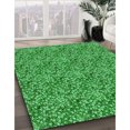 thumbnail image 3 of Ahgly Tapis Rectangulaire Lavable en Machine Vert Transitionnel, 7 Pieds x 10 Pieds, 3 of 7