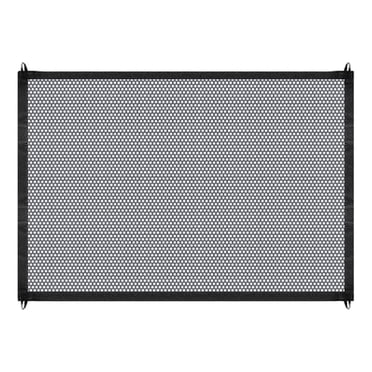 Barrière Rétractable pour Animaux, Grand Barrière de Sécurité pour Usage Intérieur et Extérieur, Barrière pour Chien en Maille Portable, Polyvalente et Portable pour Enfants et Animaux, Comprend des Crochets, Rangement Facile (75 cm de Haut, 180 cm de Large)