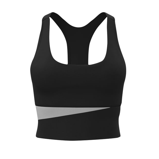 Yuyuzo Sports Bras for Women Wireless Full Coverage Colorblock Seamless Racerback Push up Workout Tank Tops