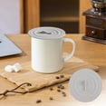thumbnail image 4 of Uscallm Silicone Cup Lid Ceramic Mug Cover Dust Proof Coffee Tea Cup Lid Office Home Kitchen Drinkware Accessory, 4 of 6