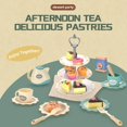 thumbnail image 2 of 25Pcs Pretend Play Kids Tea colourful tea set Set Kit Role Play for Children Holiday Gifts, 2 of 8