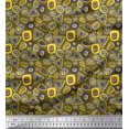 thumbnail image 1 of Soimoi Cotton Poplin Fabric Geometric Small Print Sewing Fabric Yard 56 Inch Wide, 1 of 3