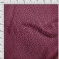 thumbnail image 4 of oneOone Velvet Dark Magenta Fabric Toucan Craft Projects Decor Fabric Printed By The Yard 58 Inch Wide, 4 of 5