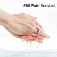 thumbnail image 3 of Smart Ring with APP Display Screen Multiple Sports Modes IP68 Water Resistant Stainless Steel 18mAh Smart Fitness Ring for Cycling Running, 3 of 7