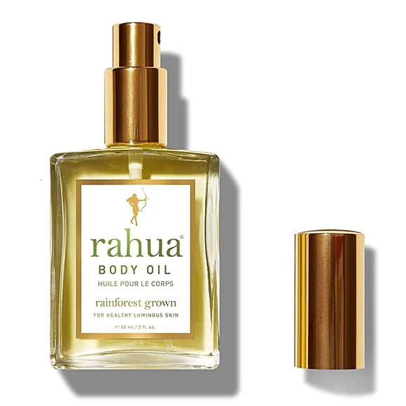 Rahua Body Oil with Vitamin C, E & Omega 3s, 2 Fl Oz, Skin Moisturizer Oil for All Skin Types, Lightweight, with Nourishing Natural, Plant-Based Deri
