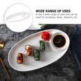 thumbnail image 3 of Ceramic Breakfast Plate Multi-function Food Tray Divided Plate Sushi Display Plate Snacks Plate, 3 of 8