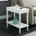 thumbnail image 3 of Convenience Concepts French Country End Table in White Wood Finish, 3 of 3