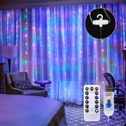 Amdohai 10 X 3FT 100LEDs Curtain String Lights Curtain Fairy Lights