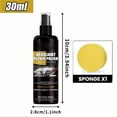thumbnail image 2 of Headlight Spray Yellowing And Scratches And Atomizes An Antioxidant Coating For Long Lasting （30ml 50ml 100ml）., 2 of 7