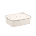 thumbnail image 2 of XYAIYT Contenant de Rangement Alimentaire en Acier Inoxydable Étanche, Hermétique et Compatible Micro-Ondes 9.25x7.52x3.78 Po Réutilisable Sans BPA Inodore pour une Préparation de Repas Sécuritaire Usage Quotidien Fêtes BBQ, 2 of 6