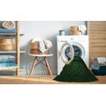 thumbnail image 2 of Ahgly Tapis d'Intérieur Lavable en Machine Carré Vert Émeraude Profond, 8 Pieds Carré, 2 of 7