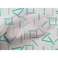 thumbnail image 4 of oneOone Organic Cotton Voile Fabric Line Geometric Printed Fabric 1 Yard 42 Inch Wide, 4 of 4