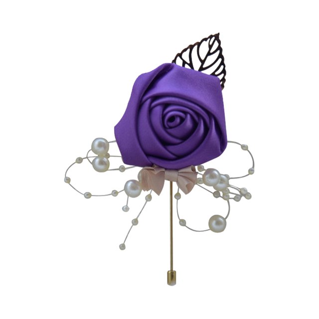 relayinert Broche Moderne Minimaliste Épingle Unique et à la Mode Pièce Déclarée Épingles de Luxe pour Mariages Bleu Violet 1 Ensemble