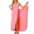 thumbnail image 1 of INSPIRE CHIC Robe Maxi Ajustable Sans Dos avec Bretelles pour Femmes G Rose, 1 of 5