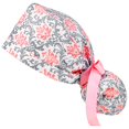 thumbnail image 1 of Scrub Cap With Buttons Bouffant Hat With Sweatband for Womens and Mens, 1 of 1