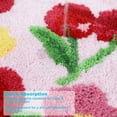 thumbnail image 4 of Cute Cherry Bath Mat Pink Bathroom Rugs Bathroom Accessories, Funny Non Slip Floor Bath Rug Machine Washable Bathmat Soft Microfiber Carpet for Bathtub & Shower (23.6 * 15.7 Inch), 4 of 8