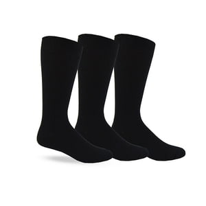 Genuine Dickies Men Casual Crew Socks - Black - 6 Pairs (2x3PK)
