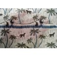 thumbnail image 4 of oneOone Cotton Silk Fabric Tree|Leopard & Monkey Ikat Decor Fabric Printed BTY 42 Inch Wide, 4 of 4