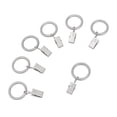 thumbnail image 3 of Mainstays 1” Nickel Curtain Clip Rings (7 Pack), 3 of 4